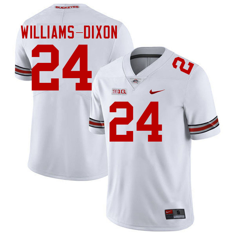 Sam Williams-Dixon Ohio State Buckeyes Jersey College Football Uniforms-White